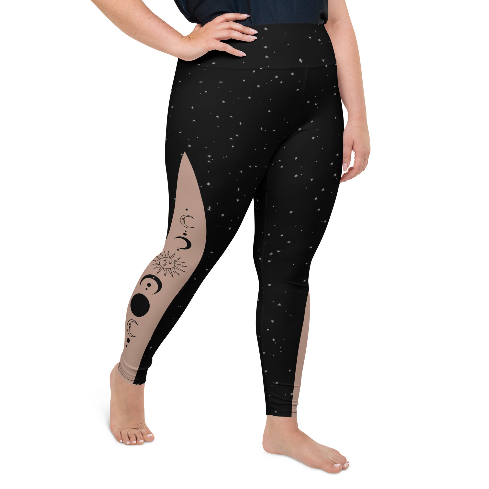 Crescent Moon And Sun Leggings | Plus Size
